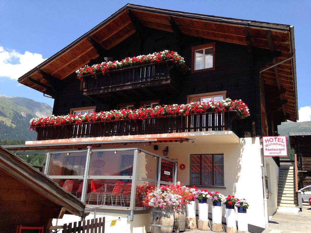 Hotel Haus Muehlebach Ernen Exterior foto